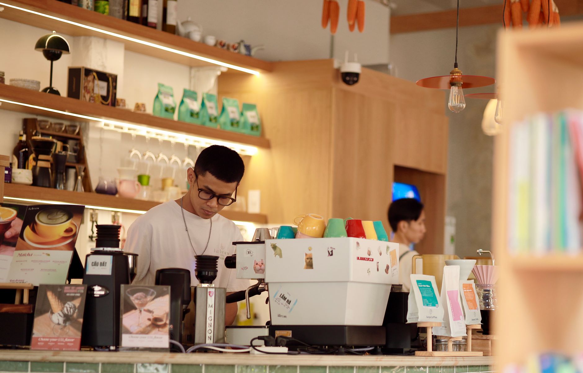 The roastery counter in Bangsar